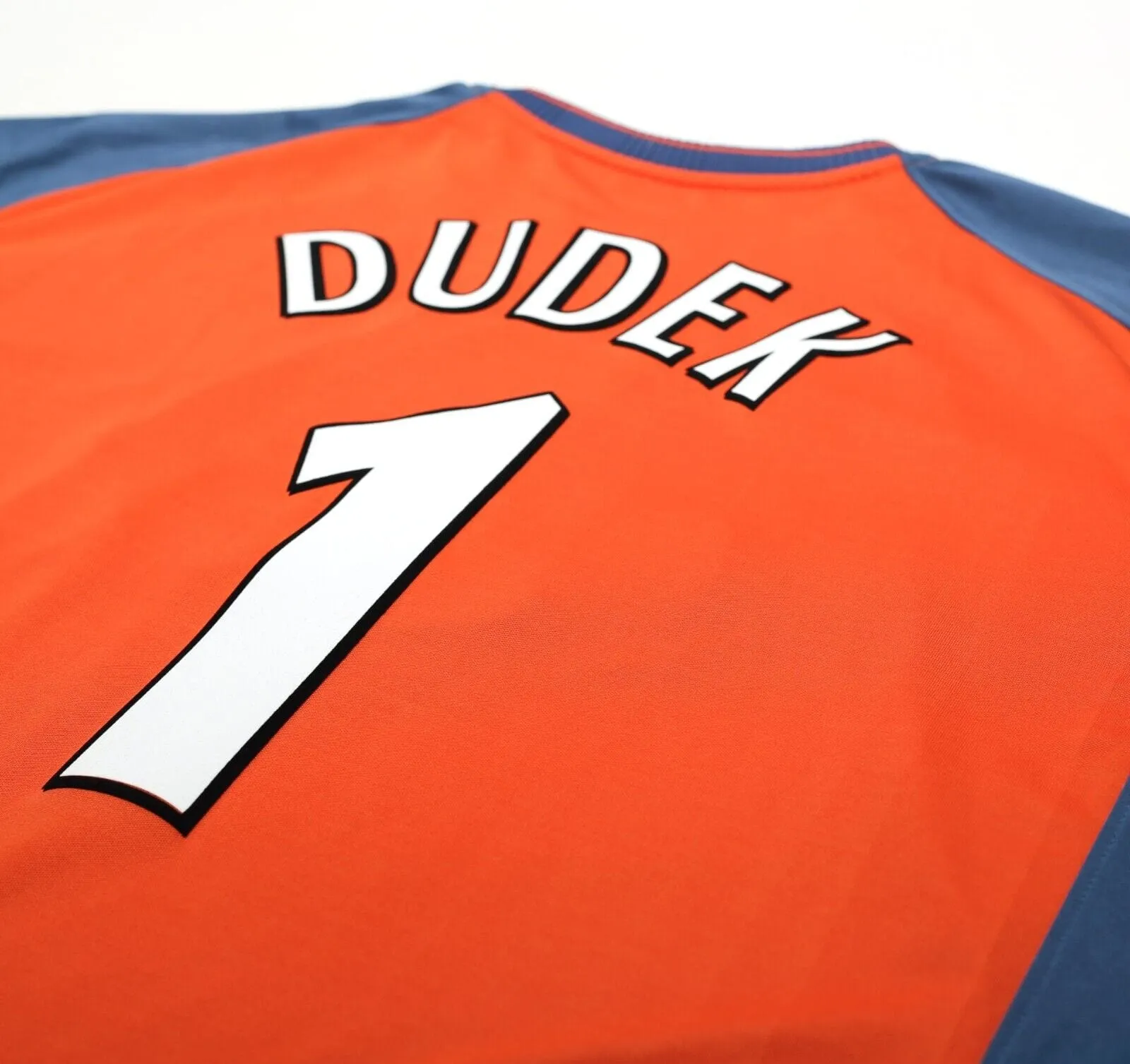 2003/04 Dudek #1 Liverpool Vintage Reebok GK Football Shirt (XXL)