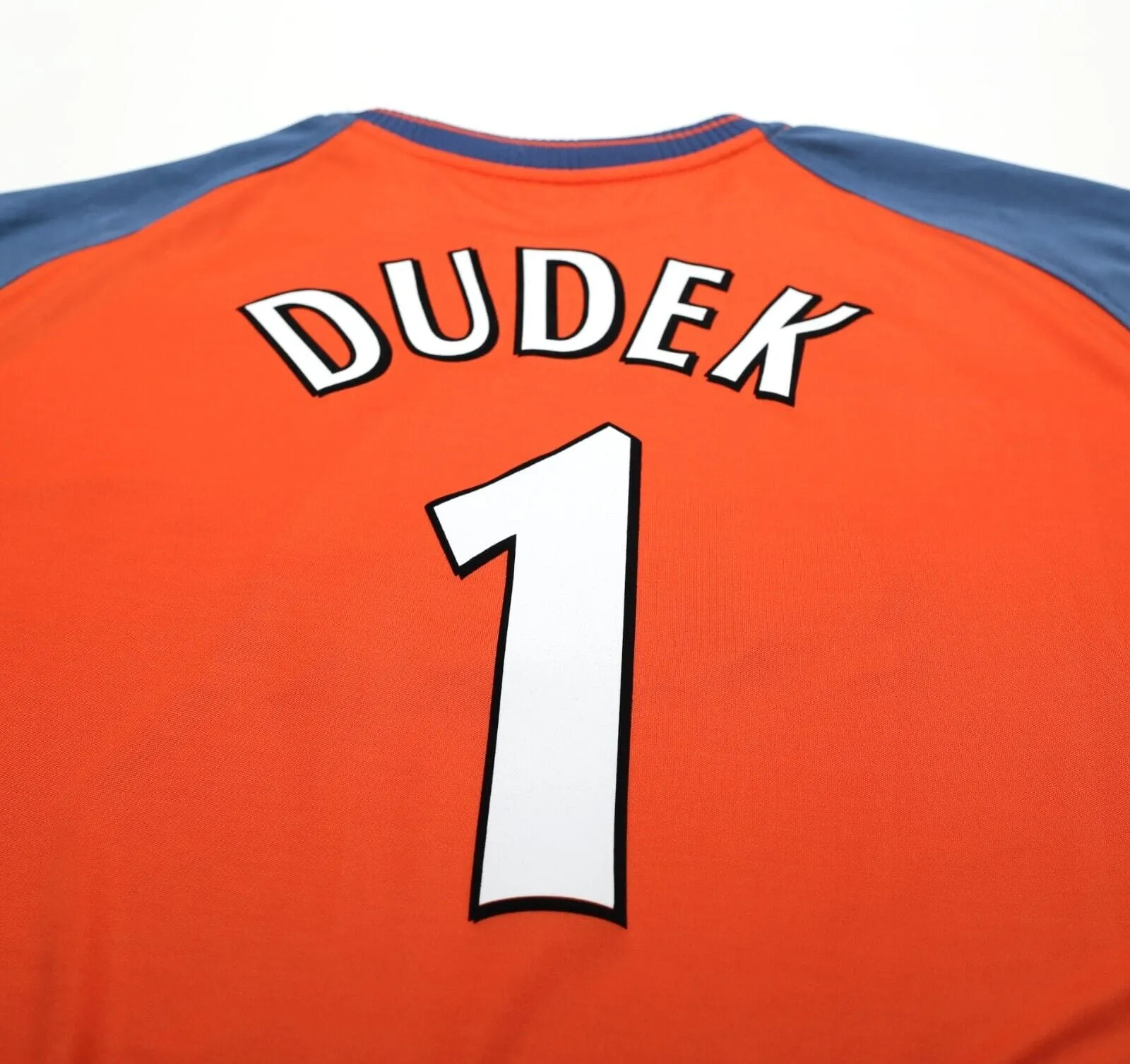 2003/04 Dudek #1 Liverpool Vintage Reebok GK Football Shirt (XXL)