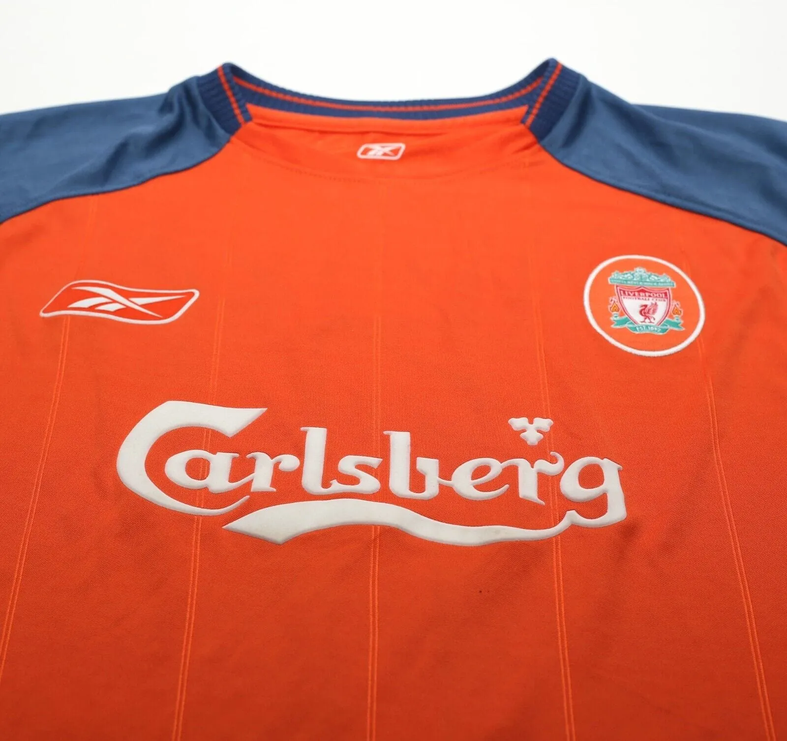 2003/04 Dudek #1 Liverpool Vintage Reebok GK Football Shirt (XXL)
