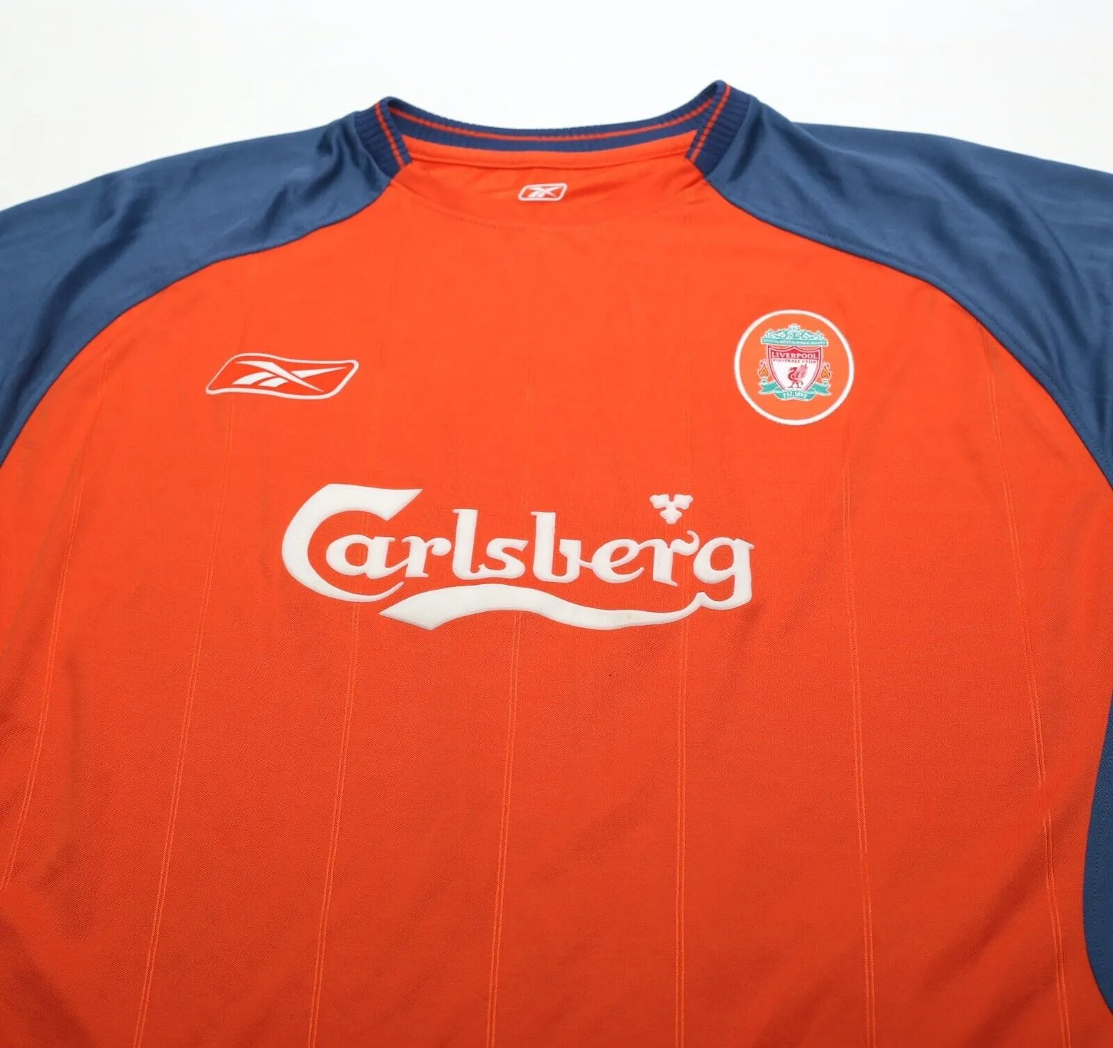 2003/04 Dudek #1 Liverpool Vintage Reebok GK Football Shirt (XXL)