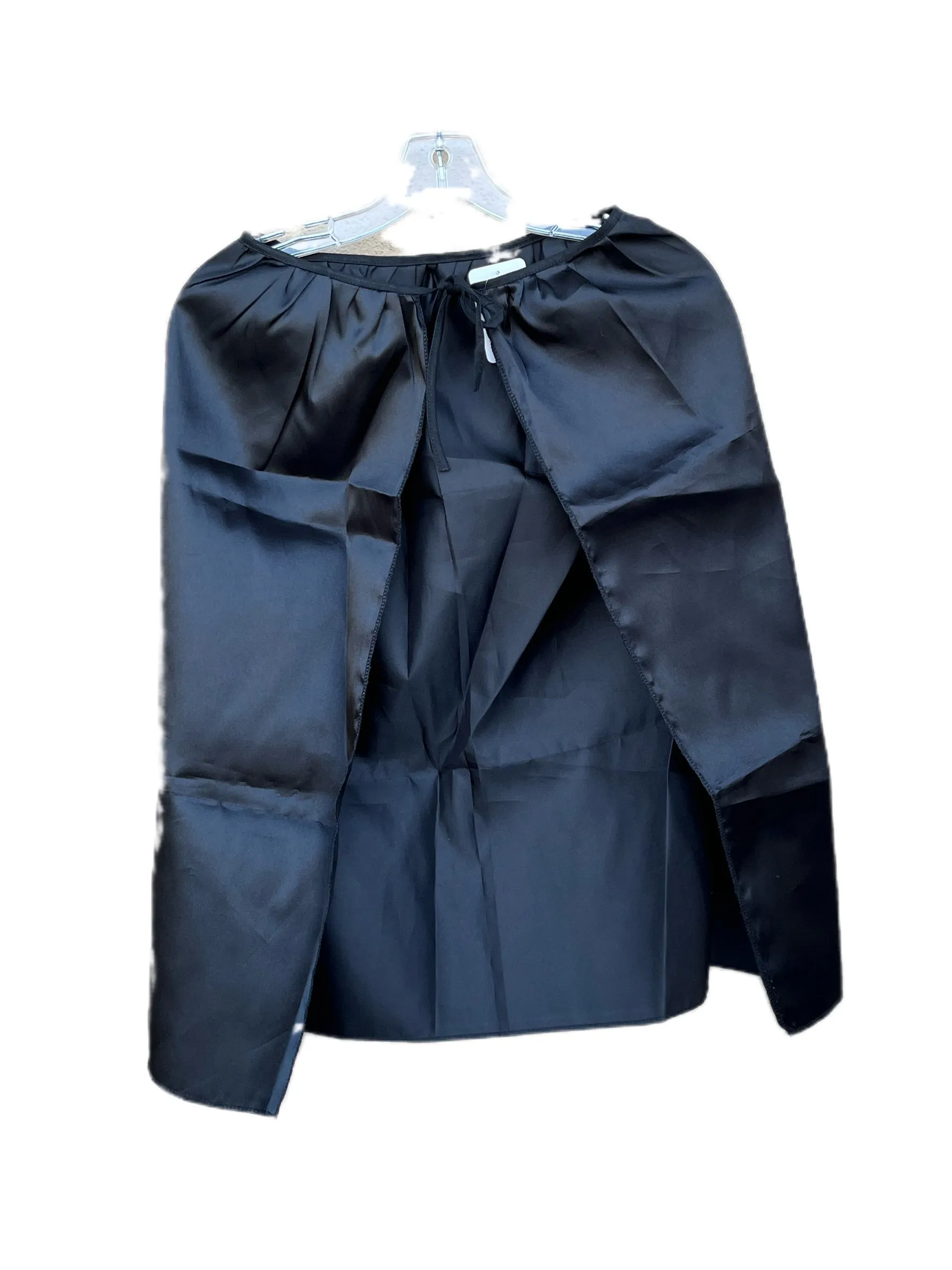 25" Taffeta Cape Black