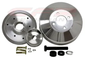 4.6L FORD MUSTANG GT 99-00 BILLET SERPENTINE PULLEY SET- POLISHED