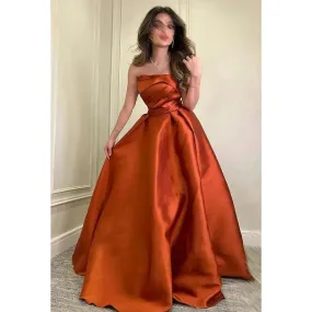 A-Line Classic & Timeless Off-Shoulder Sleeveless Ruched Formal Party Prom Dress