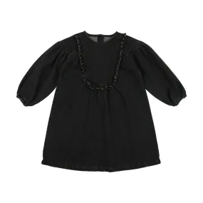 Analogie Black Denim Dress