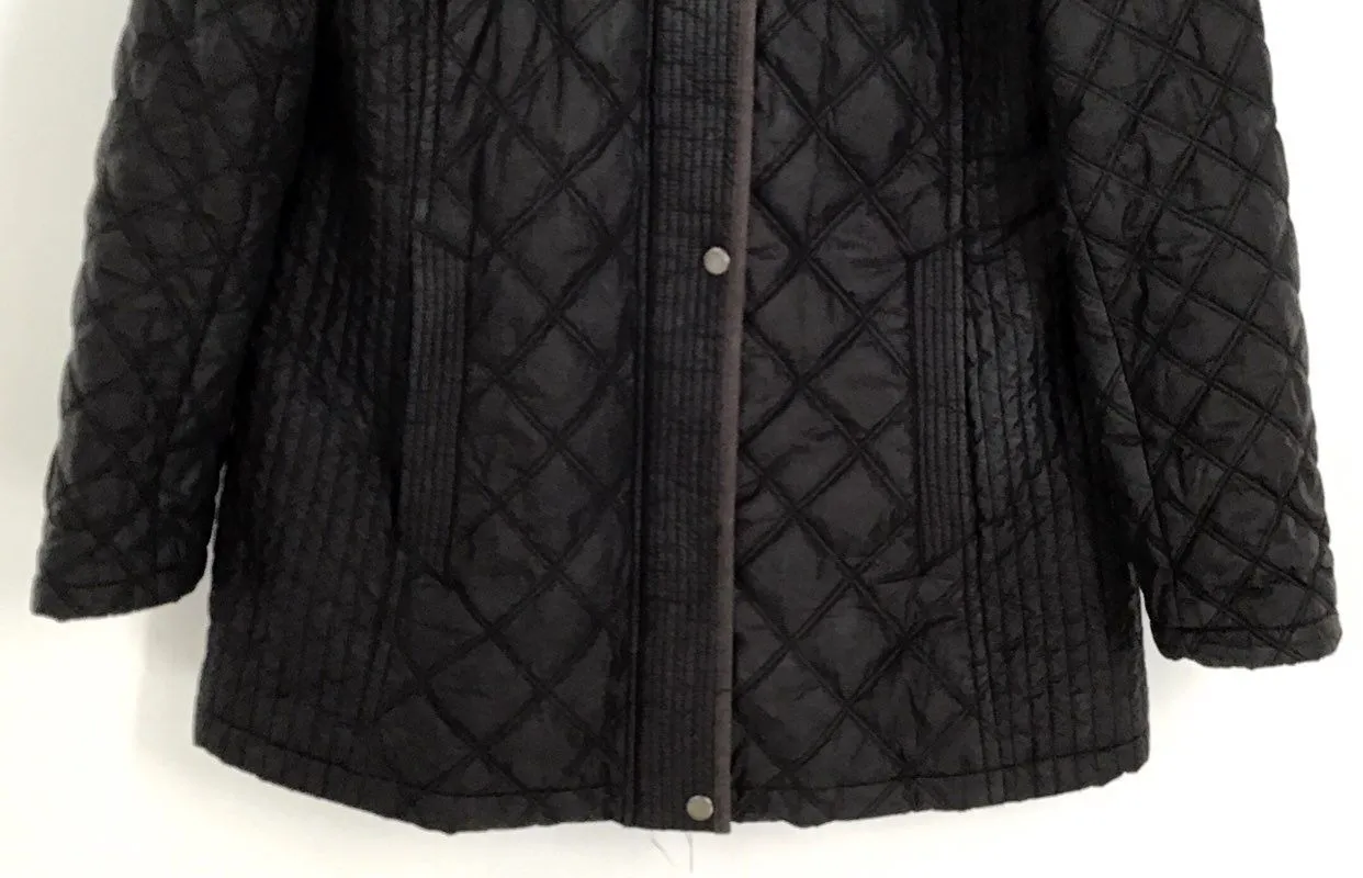 Andrew Marc New York Women's Black Quilted Coat