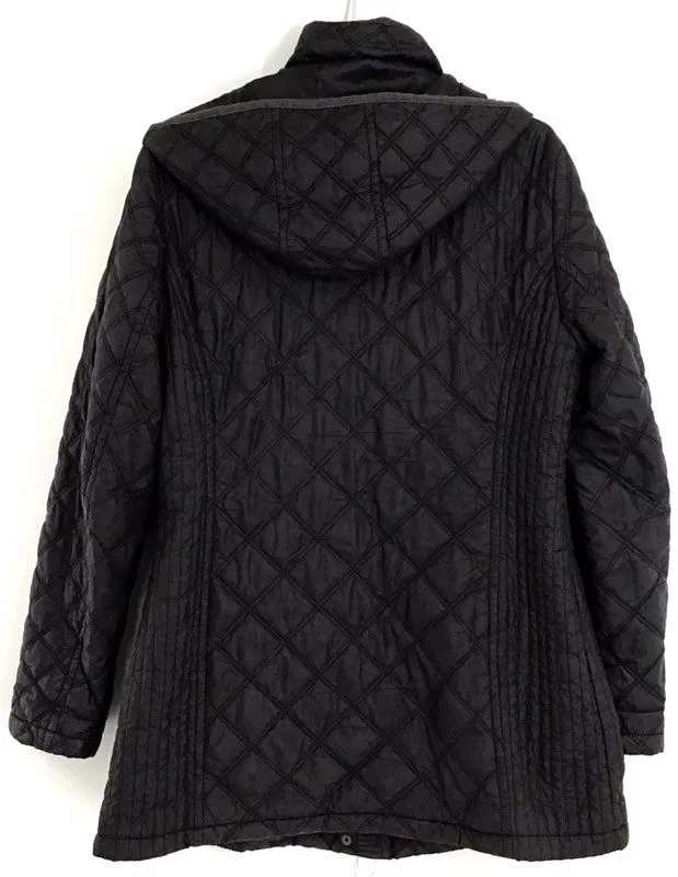 Andrew Marc New York Women's Black Quilted Coat