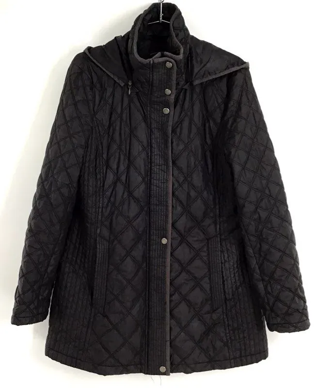 Andrew Marc New York Women's Black Quilted Coat