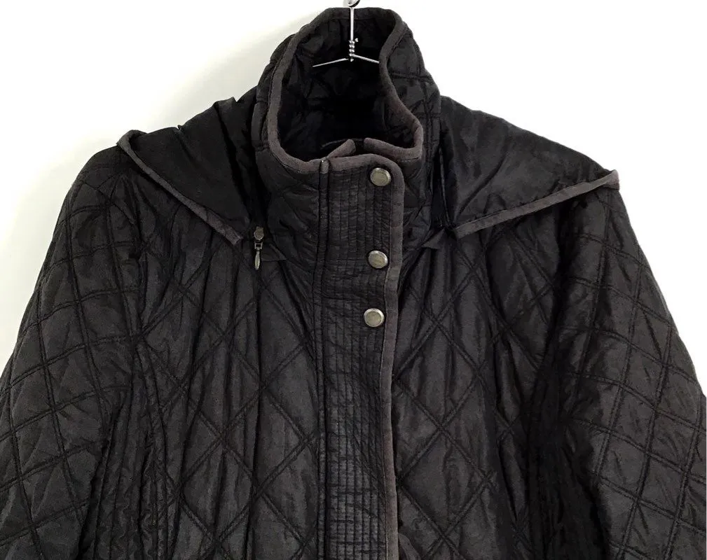 Andrew Marc New York Women's Black Quilted Coat