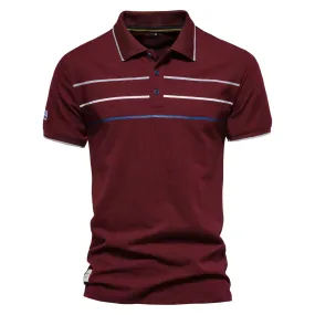 Angelo Ricci™ Brand Cotton Business Style Polo Shirt
