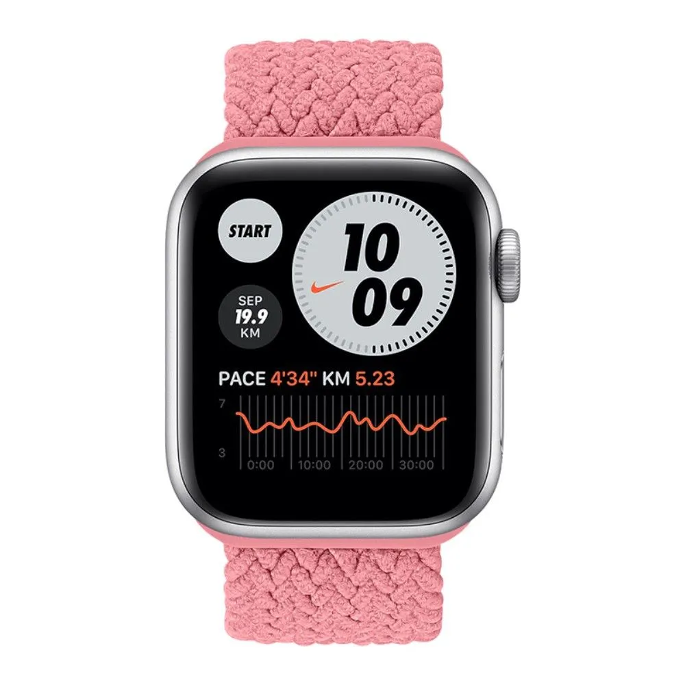 Apple Watch (45mm) elastic watch strap - Pink / Size: S
