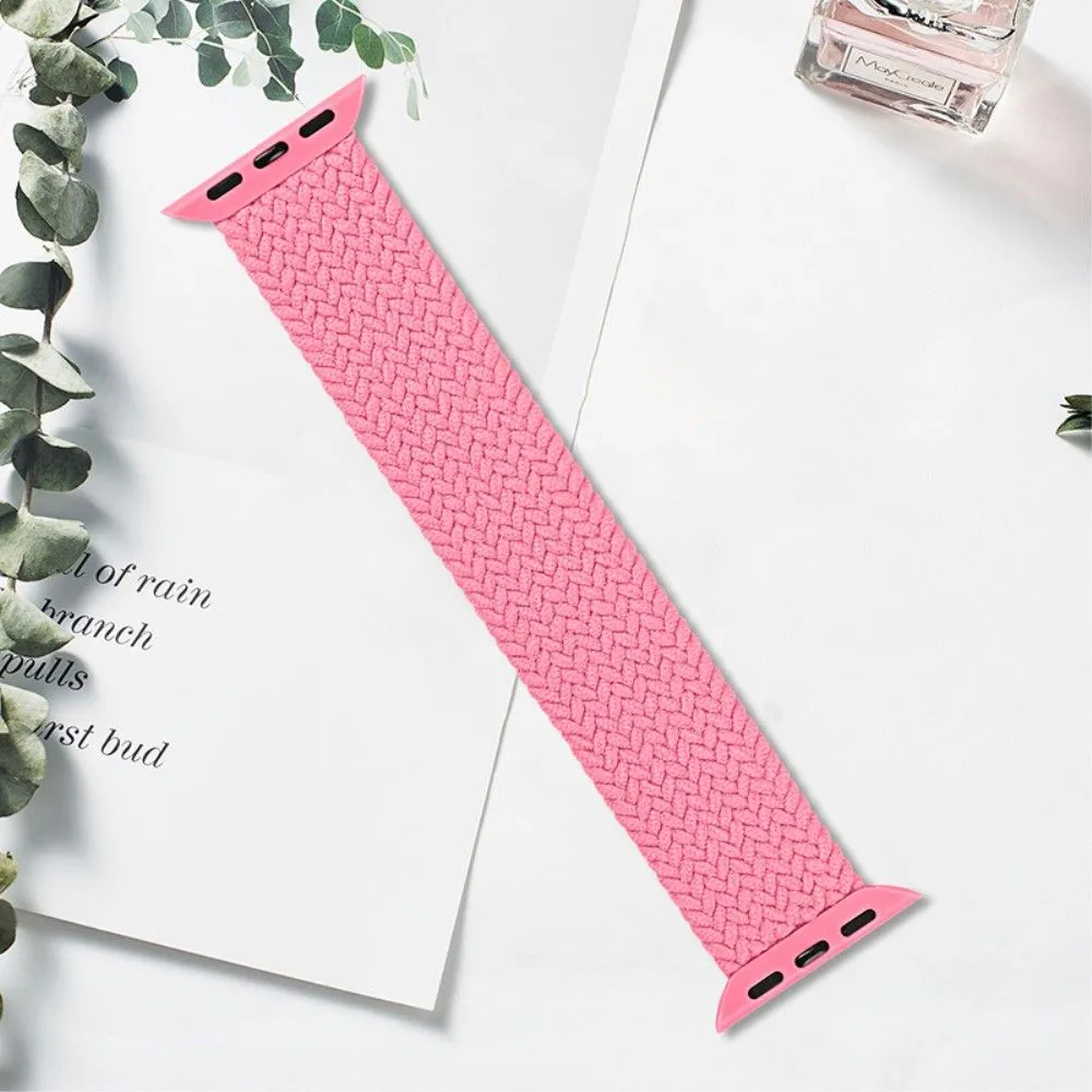 Apple Watch (45mm) elastic watch strap - Pink / Size: S