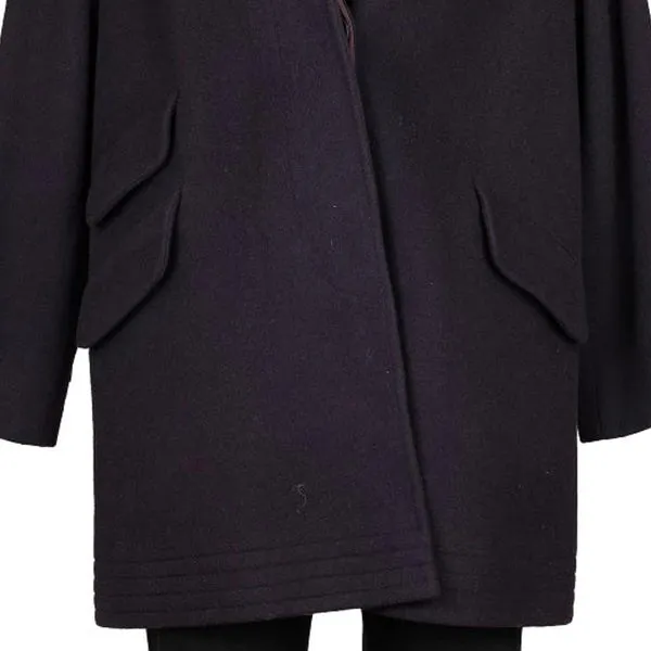 Aquascutum Coat - XL Purple Wool