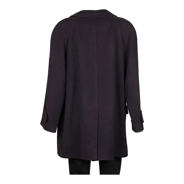 Aquascutum Coat - XL Purple Wool