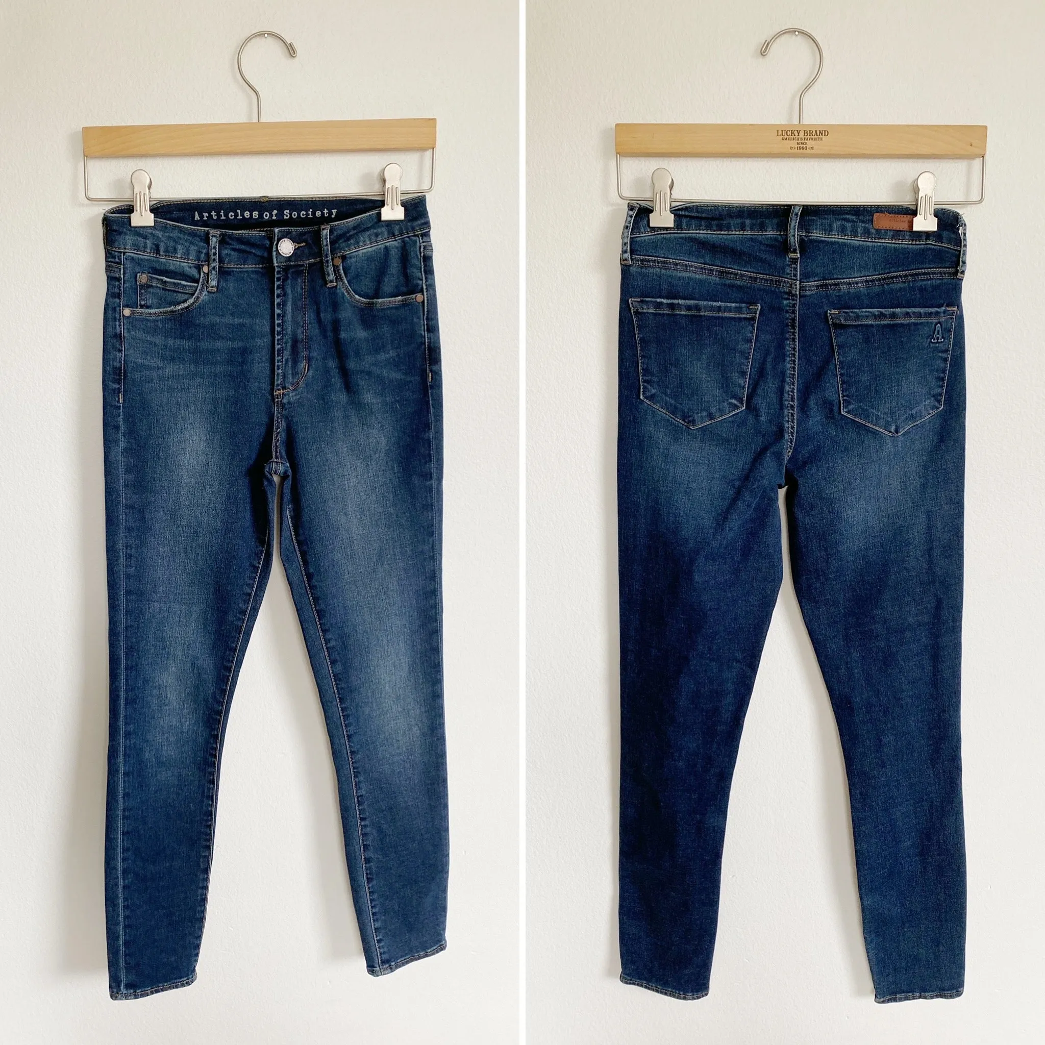 Articles Of Society Skinny Dark Wash Jeans 24
