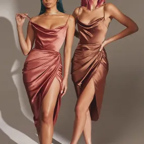 Backless Sling Hanging Neck Dresses
