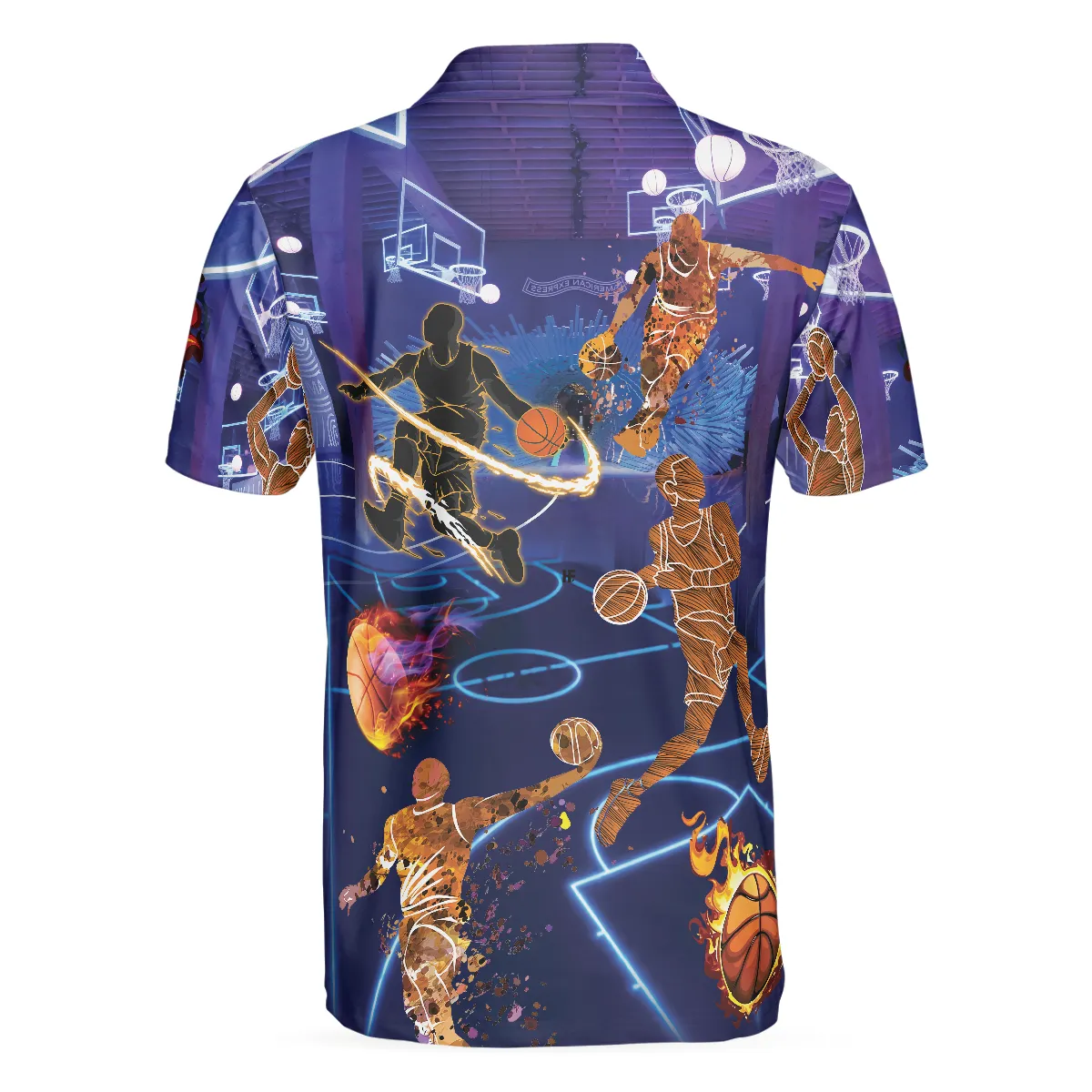 Basketball It's In My DNA Polo Shirt, Blue Basketball Shirt Design, Basketball Team Polo Shirt