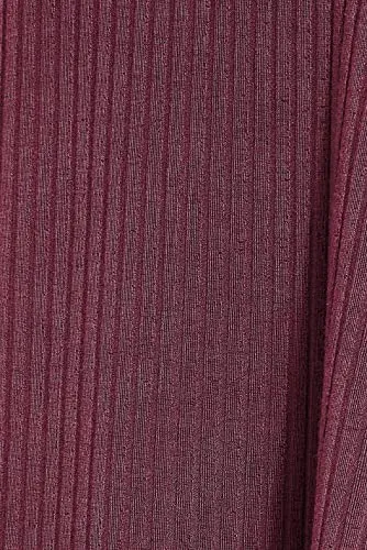 Berry Ribbed Waterfall Cardigan - Women's - Plus Size Curve