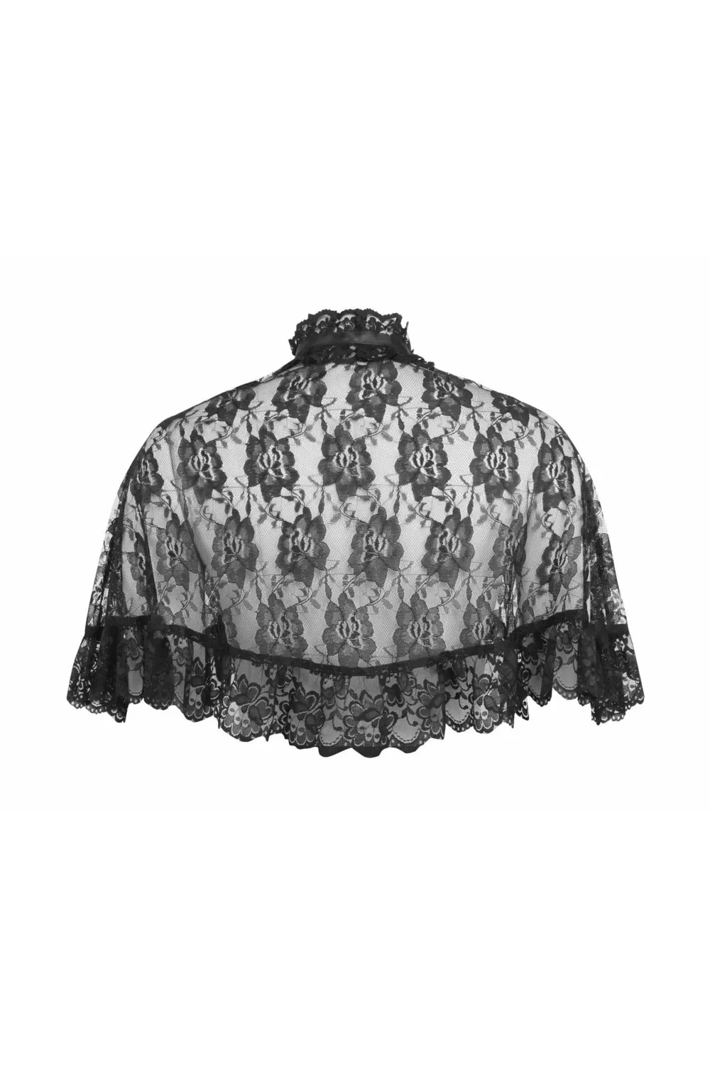 Black Lace Cape