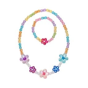 Blooming Beads Necklace and Bracelet Set