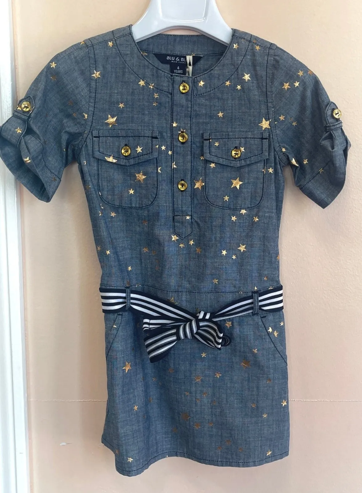 Blu & Blue Little Girls Denim Tamara Dress