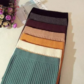 Boho High Waist Body-Conscious Pencil Skirt