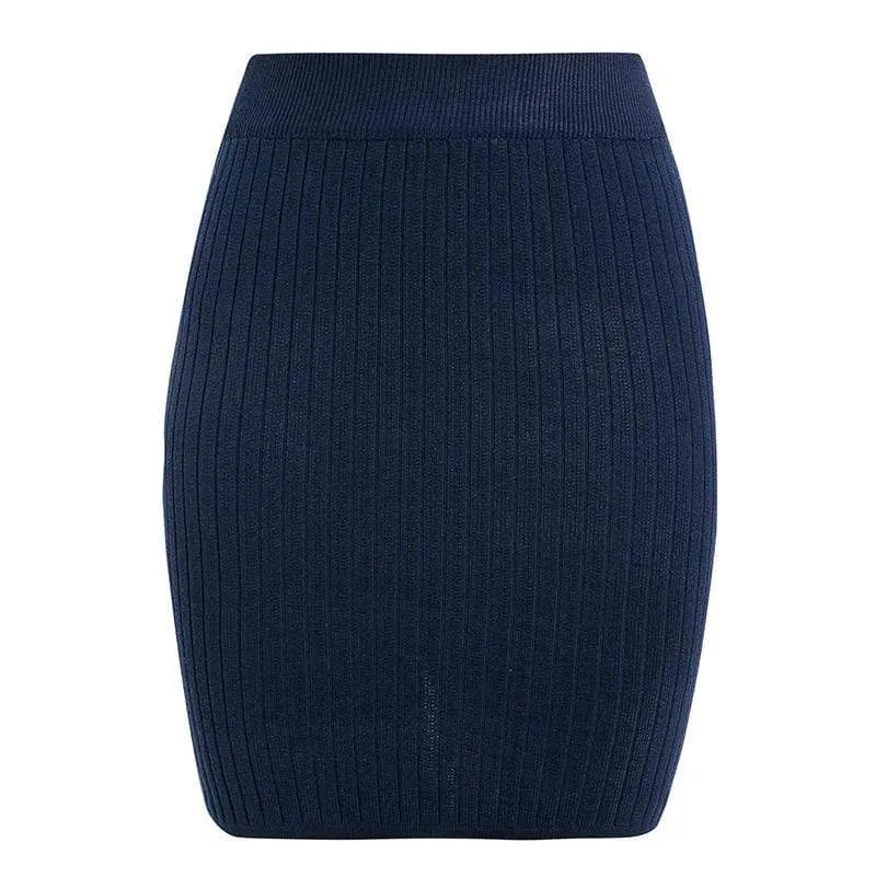 Boho High Waist Body-Conscious Pencil Skirt