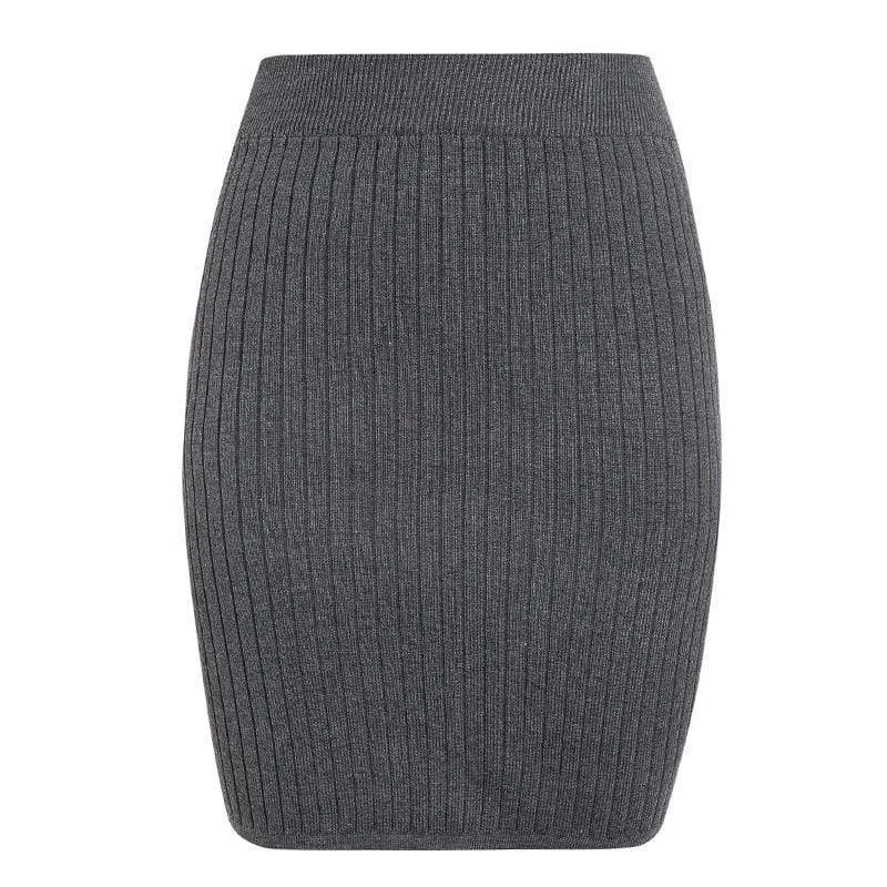 Boho High Waist Body-Conscious Pencil Skirt
