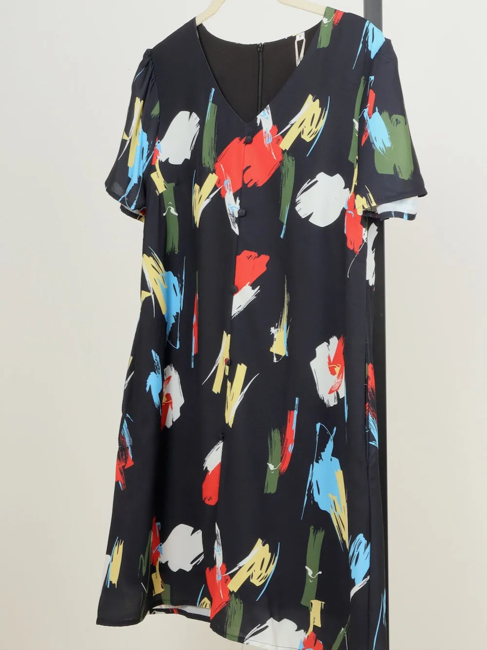 Brush Stroke Shift Dress
