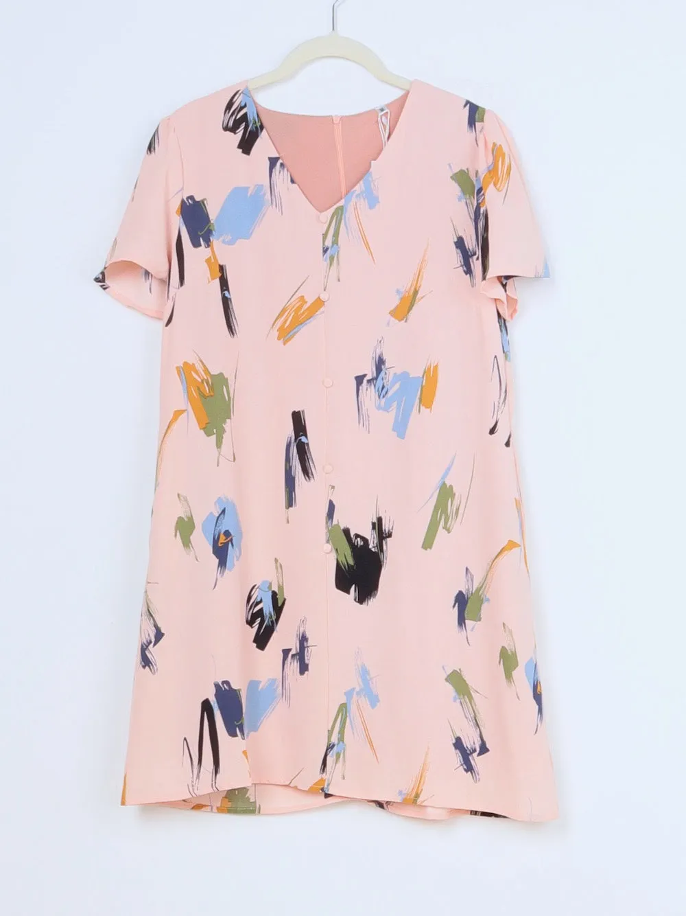 Brush Stroke Shift Dress
