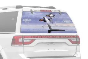 Canvasbacks Rear Window Decal