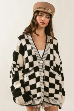 Check Mate Cardigan