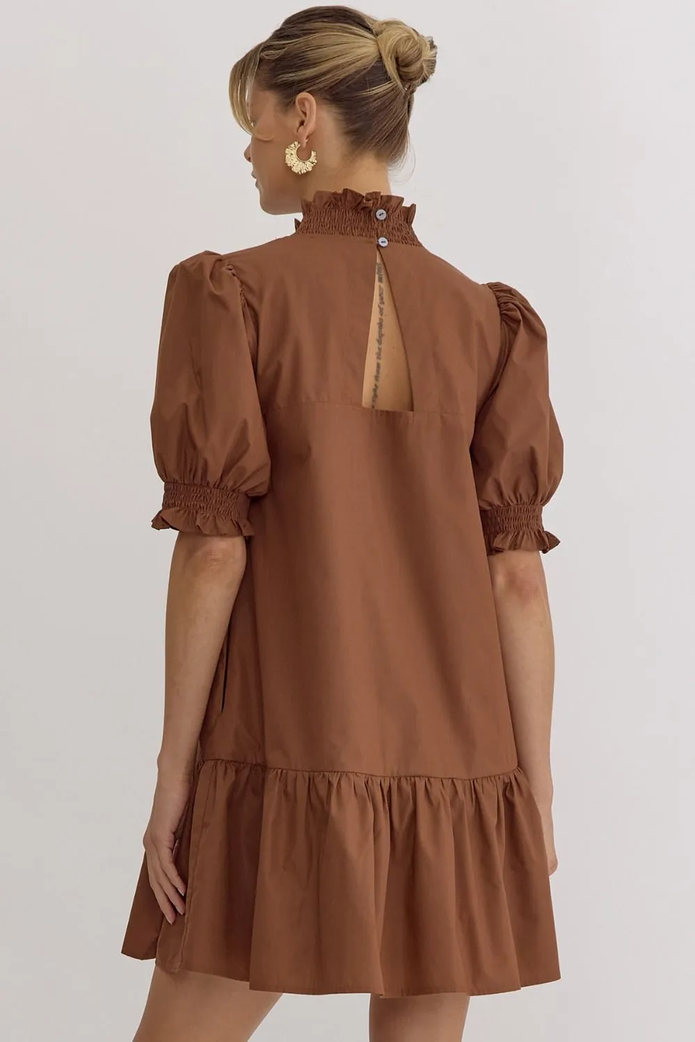 Coastal Cool Caramel Dress