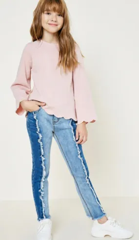 Color Block Jeans