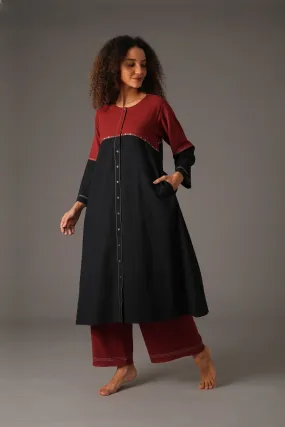 Crimson Alloy Dress with pant