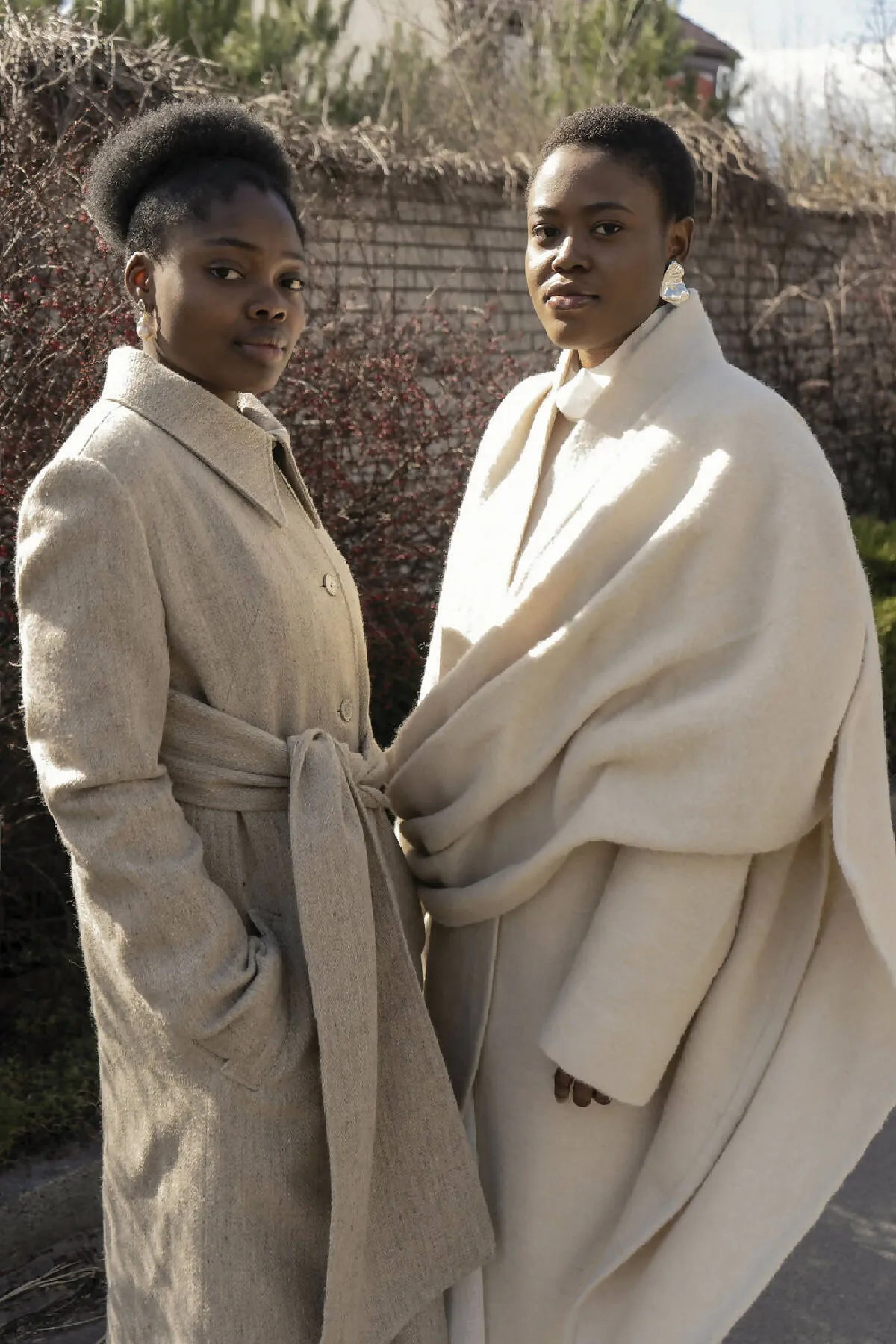 DANUSHKA HEMP WOOL COAT