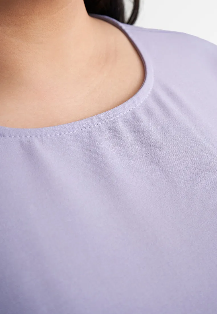 Daria Elegant Quarter Sleeve Shift Dress