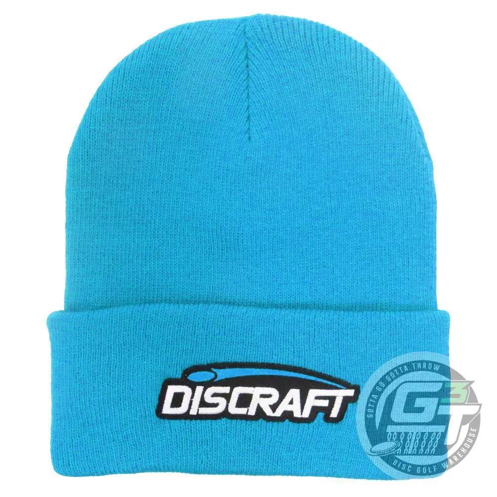 Discraft Logo Knit Cuffed Beanie Winter Disc Golf Hat