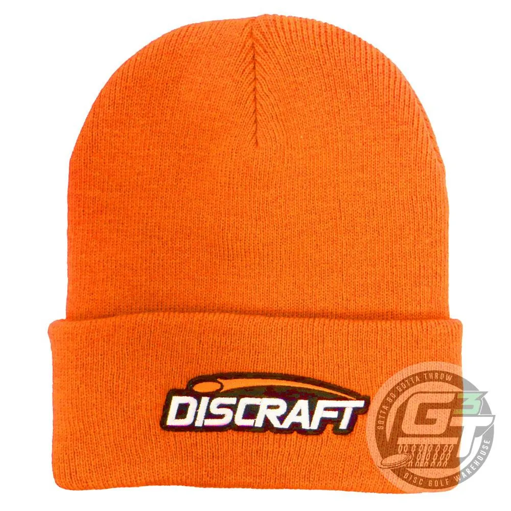 Discraft Logo Knit Cuffed Beanie Winter Disc Golf Hat