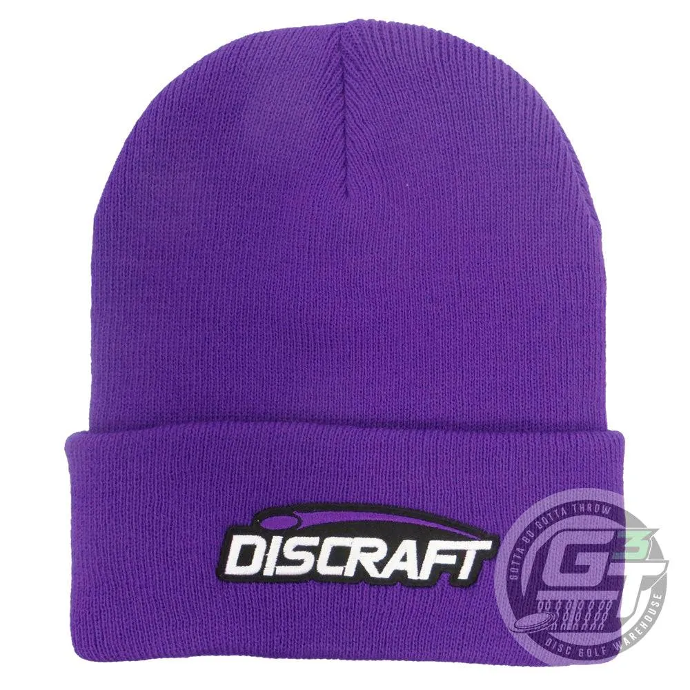 Discraft Logo Knit Cuffed Beanie Winter Disc Golf Hat