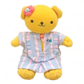 Doll's Blue Pink Seer Sucker Dress