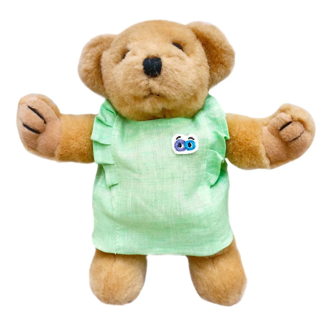 Doll's Green Jujupes Linen  Dress