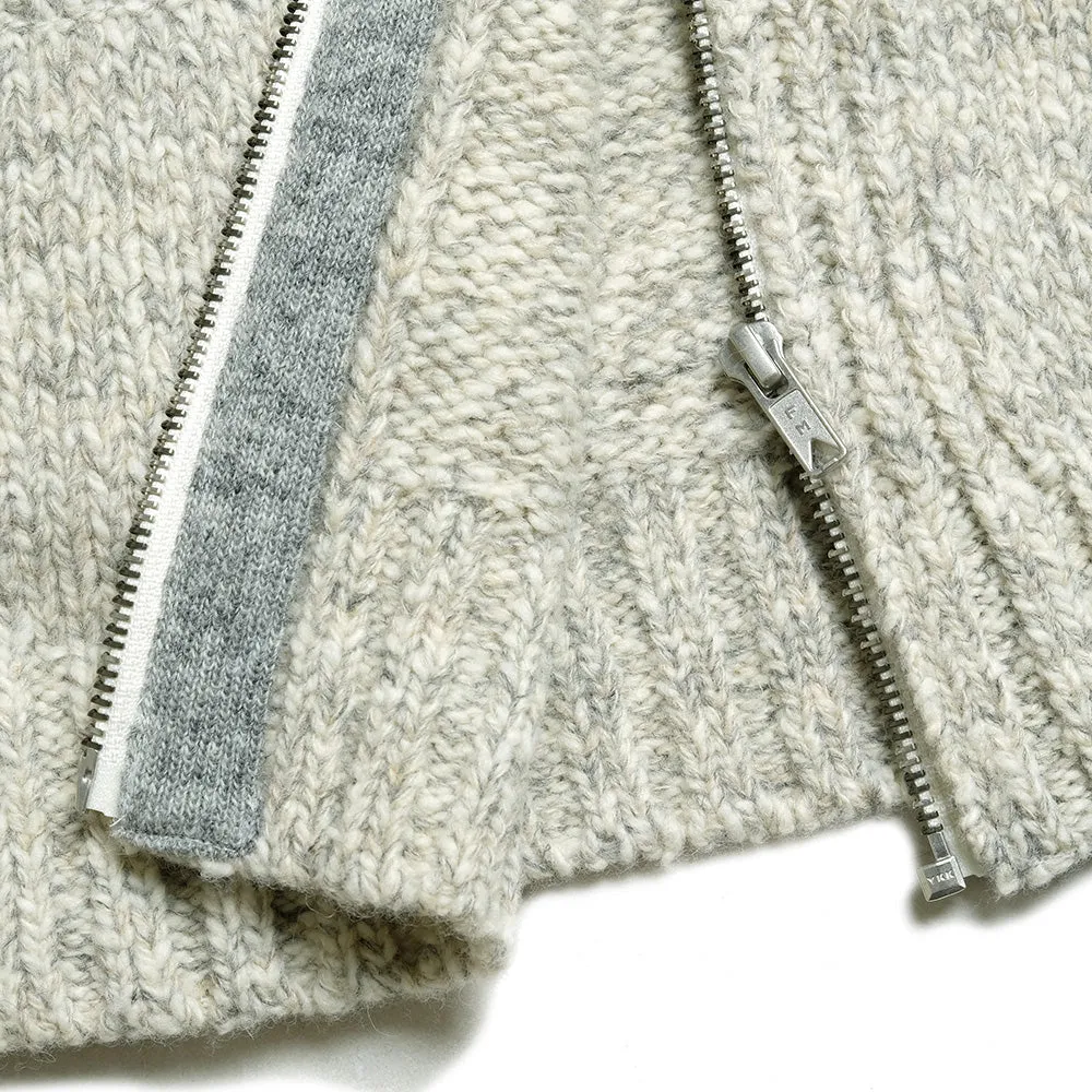 FilMelange - SHAYNE - Shetland slub knit - Cowichan Sweater - 2321018