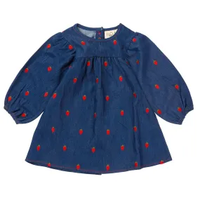Flöss Berry Denim Colette Dress