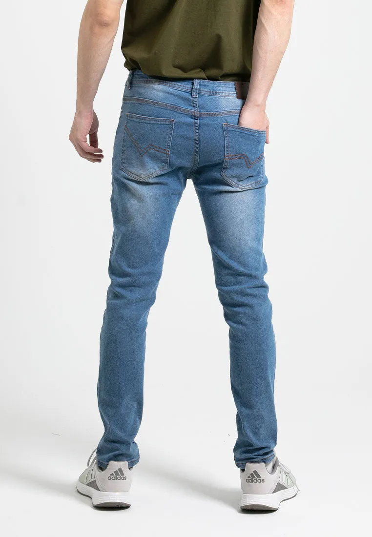 Forest Stretchable Slim Fit Jeans Men Denim Jeans | Seluar Jeans Lelaki Slim Fit - 610216