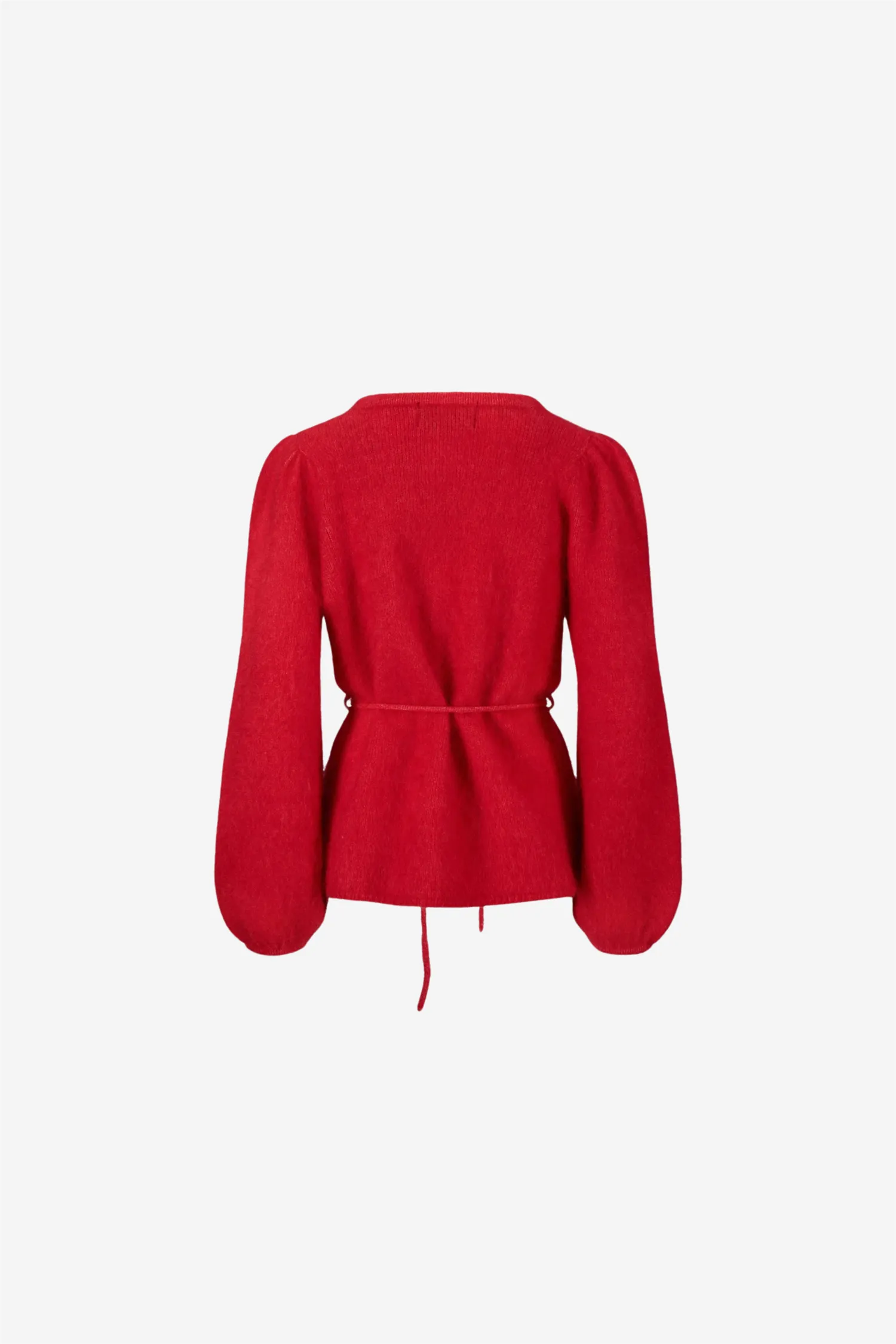 Fredrikke chunky cardigan Bright red