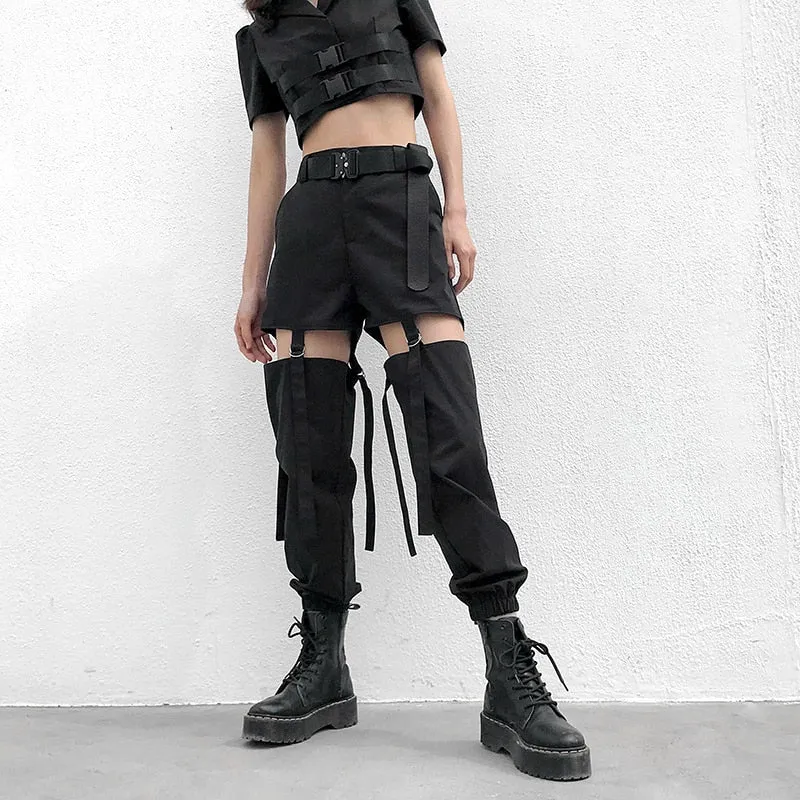 Funky High Waist Cargo Pants
