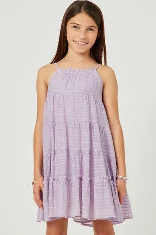 Girls' Tiered Halter Dress