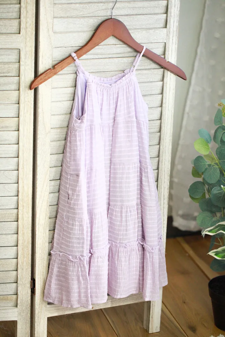 Girls' Tiered Halter Dress