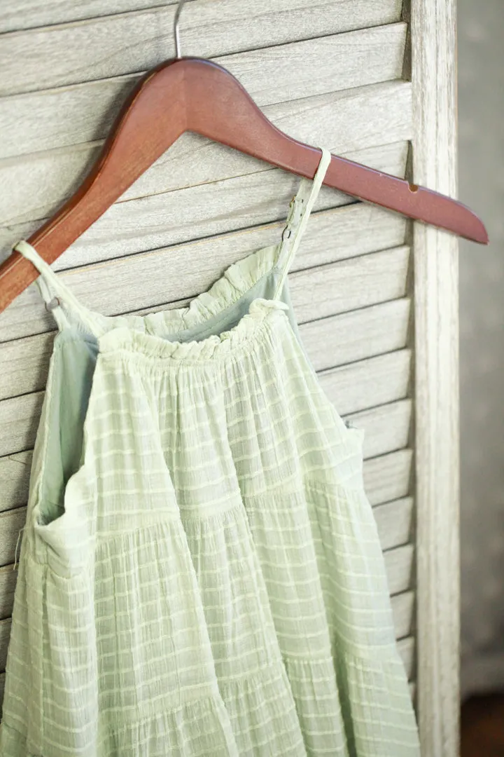 Girls' Tiered Halter Dress