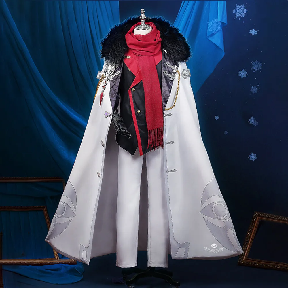 Gvavaya Game Cosplay Genshin Impact Fatui Harbinger Tartaglia Cosplay Costume Fatui Tartaglia Cosplay